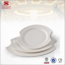 Wholesale vaisselle exclusive, plaque de porcelaine de céramique espagnole